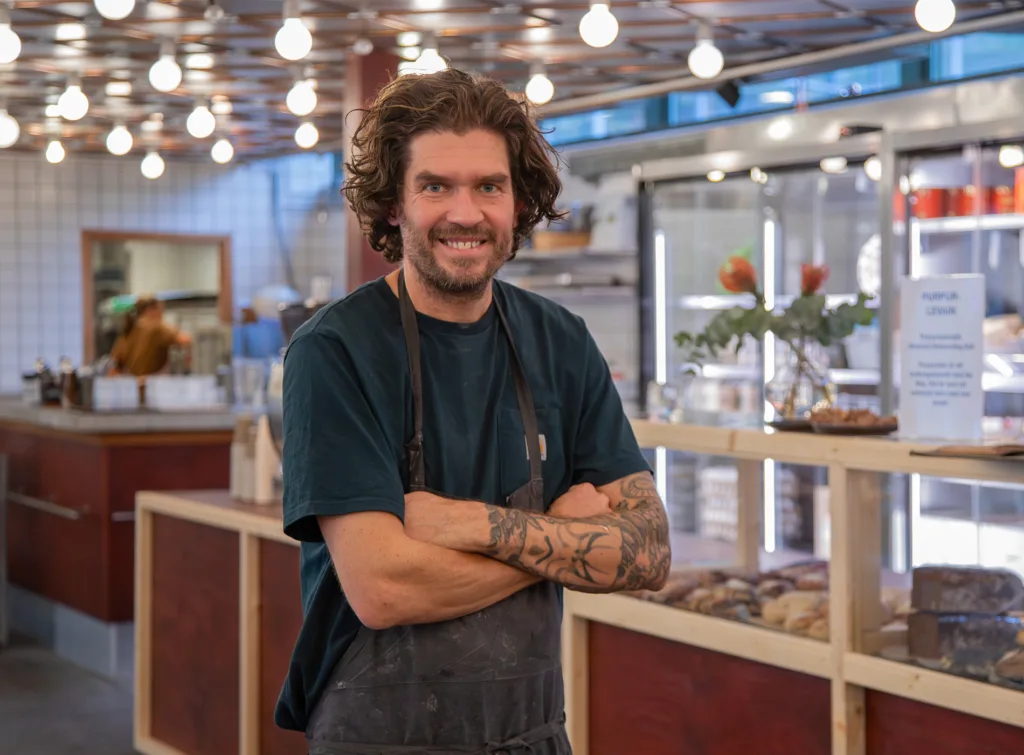 Porträtt på Håkan Johansson Frost som driver Frost Bageri i Garnisonen.